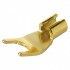 HICON HI-CTA01 Gold Plated Spade Plug 45° Ø5.5mm (Unit)