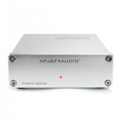 FX-AUDIO BOX02 Préamplificateur Phono MM/MC NJM2068 TL071