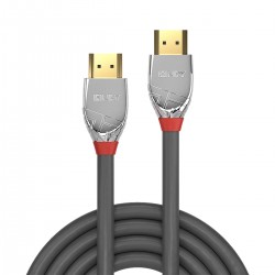 LINDY CROMO LINE Câble HDMI 2.0 High Speed Triple Blindage Plaqué Or 24k 3m