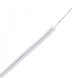 Fil de Câblage Cuivre OFC Haute Pureté Plaquage Argent Gaine PTFE 0.5mm² Ø 3mm