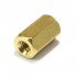 Brass Spacers Female / Female M2.5x8mm (x10)
