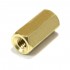 Brass Spacers Female / Female M2.5x10mm (x10)