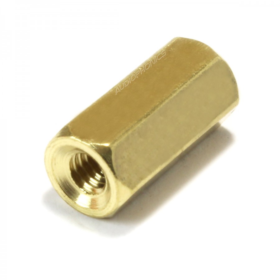 Brass Spacers M2.5x10mm Female / Female (x10) Audiophonics