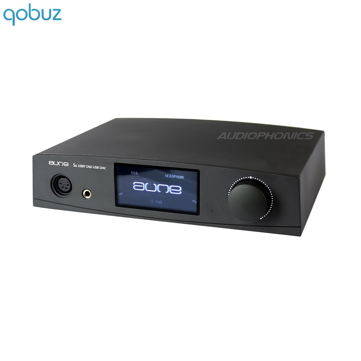 AUNE S6 Headphone Amplifier DAC DSD AK4495S 32bit / 384kHz XMOS Black