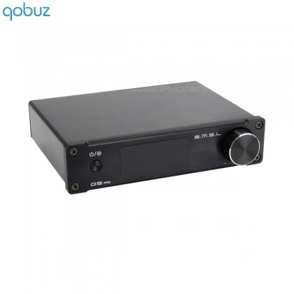 SMSL Q5 PRO Amplificateur STA350BW 2x 50W AKM AK5358AET SA9027 24bit 96kHz Black