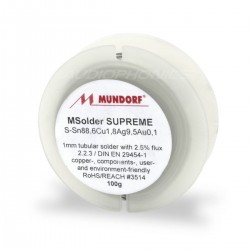 Soudure Mundorf Supreme Argent 10% (2 mètres)