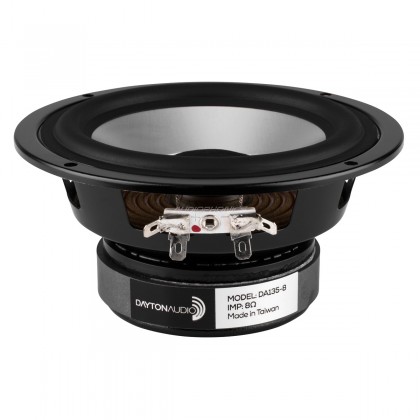 DAYTON AUDIO DA135-8 Haut-Parleur de Grave Aluminum 30W 8 Ohm 87dB 50Hz - 15kHz Ø 13.3cm