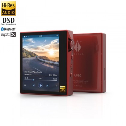 HIDIZS AP80 Baladeur Numérique HiFi DAC ES9218P 32Bit/384kHz DSD Bluetooth aptX Rouge