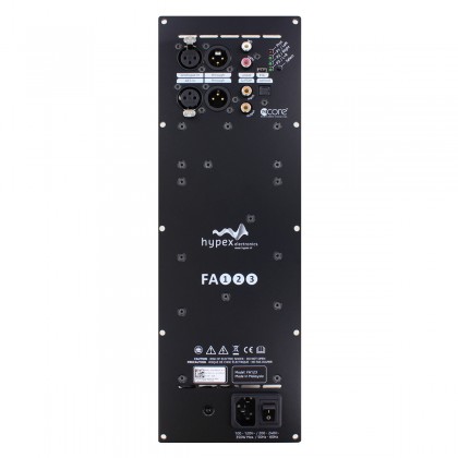 HYPEX FUSIONAMP FA123 Plate NCore Amplifier 2x125W + 1x100W DSP ADAU1450 DAC AK4454 192kHz