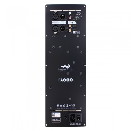 HYPEX FUSIONAMP FA253 Plate NCore Amplifier 2x250W + 1x100W DSP ADAU1450 DAC AK4454 192kHz