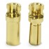 High Intensity PK Plugs Male / Female Gold Plated Ø3.5mm (Pair)