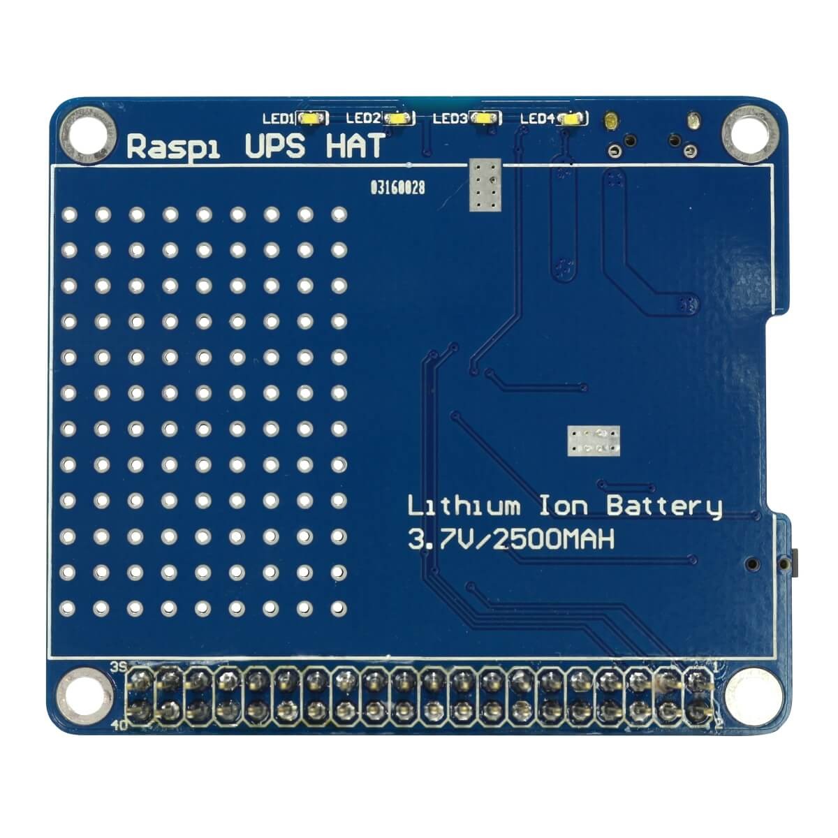 Onduleur support batterie 3.7V gestion de charge Raspberry Pi 2