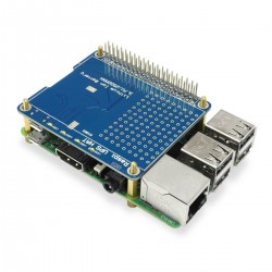 Hat support pour batterie 3.7V/ gestion de charge pour Raspberry Pi 2 / 3 / 3B+