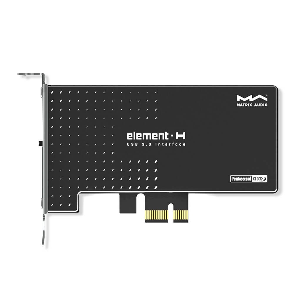 MATRIX ELEMENT H USB 3.0 Controller Jack DC PCIe Femtoclock Crystek Power Filter