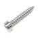 Wood Screws Cylinder Head Hex Socket CHC M5x16mm Steel Silver (x10)