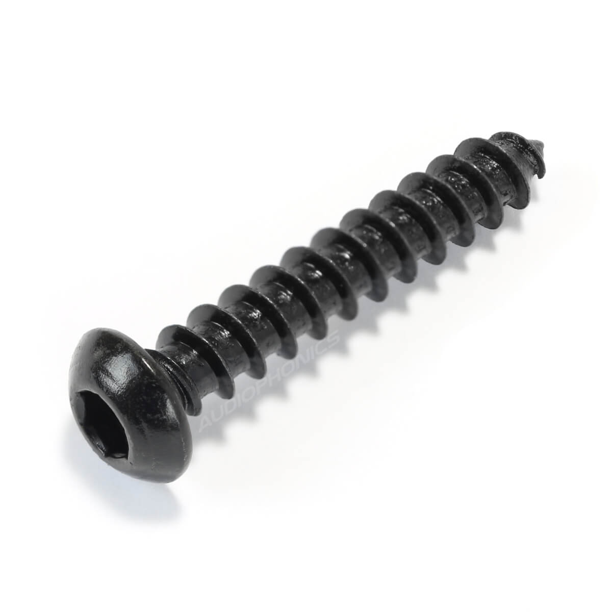 Wood Screws Truss Buttonhead Hex Socket BHC M4x16mm Steel Black 8.8 (x10)