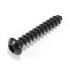 Wood Screws Truss Buttonhead Hex Socket BHC M5x16mm Steel Black 8.8 (x10)