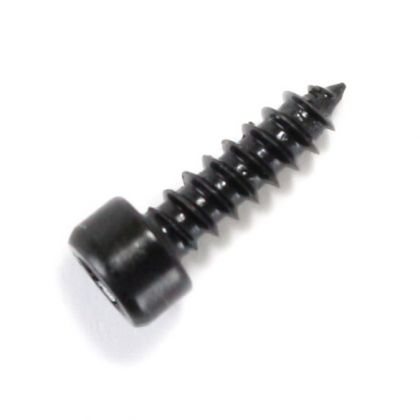 Hexagon Socket Cylindrical Head Wood Screw M4x25mm 8.8 Steel Black (x10)
