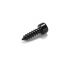 Hexagon Socket Cylindrical Head Wood Screw M6x25 Steel Black 8.8 (x10)