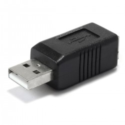 USB-B Female Adapter to USB-A Male