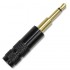 Jack 2.5mm mono 2 pole gold-plated Ø4mm (Unit)