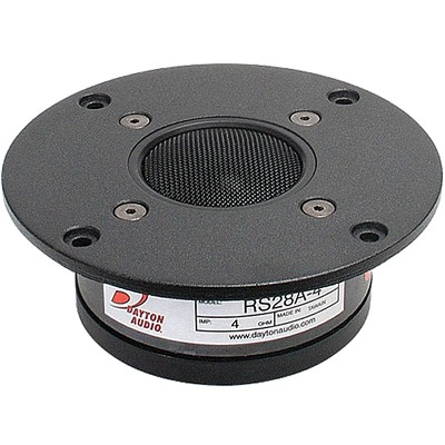 DAYTON AUDIO RS28A-4 Reference Dome Tweeter Aluminum 4 Ohm Ø28mm