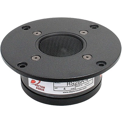 DAYTON AUDIO RS28A-4 Reference Tweeter à Dôme Aluminium 4 Ohm Ø28mm