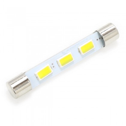 LED Fuse Lamp Warm White for Vu-Meter / Tuner 6,3V