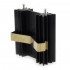 Radiateur Dissipateur Thermique Anodisé Noir 38,1x35x12,7mm