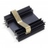 Aluminium Heatsink 38,1 x 35 x 12,7mm Black