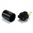 ELECAUDIO PS-24GB Connecteur Secteur Schuko Type E/F Or 24K 3µ Ø16.5mm Noir