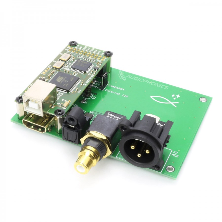 AmaneroXMOS Digital Interface USB to I2S/IIS Coaxial Fiber HDMI AES SPDIF Output 