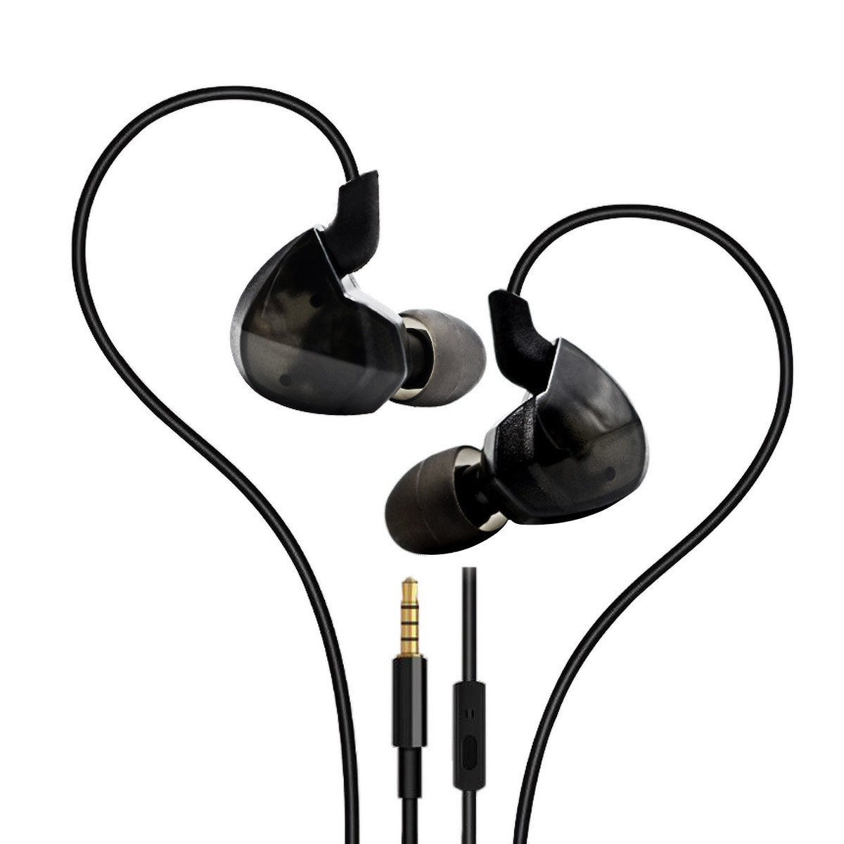 HIDIZS EP-3 Ecouteurs Intra-Auriculaires IEM avec Microphone