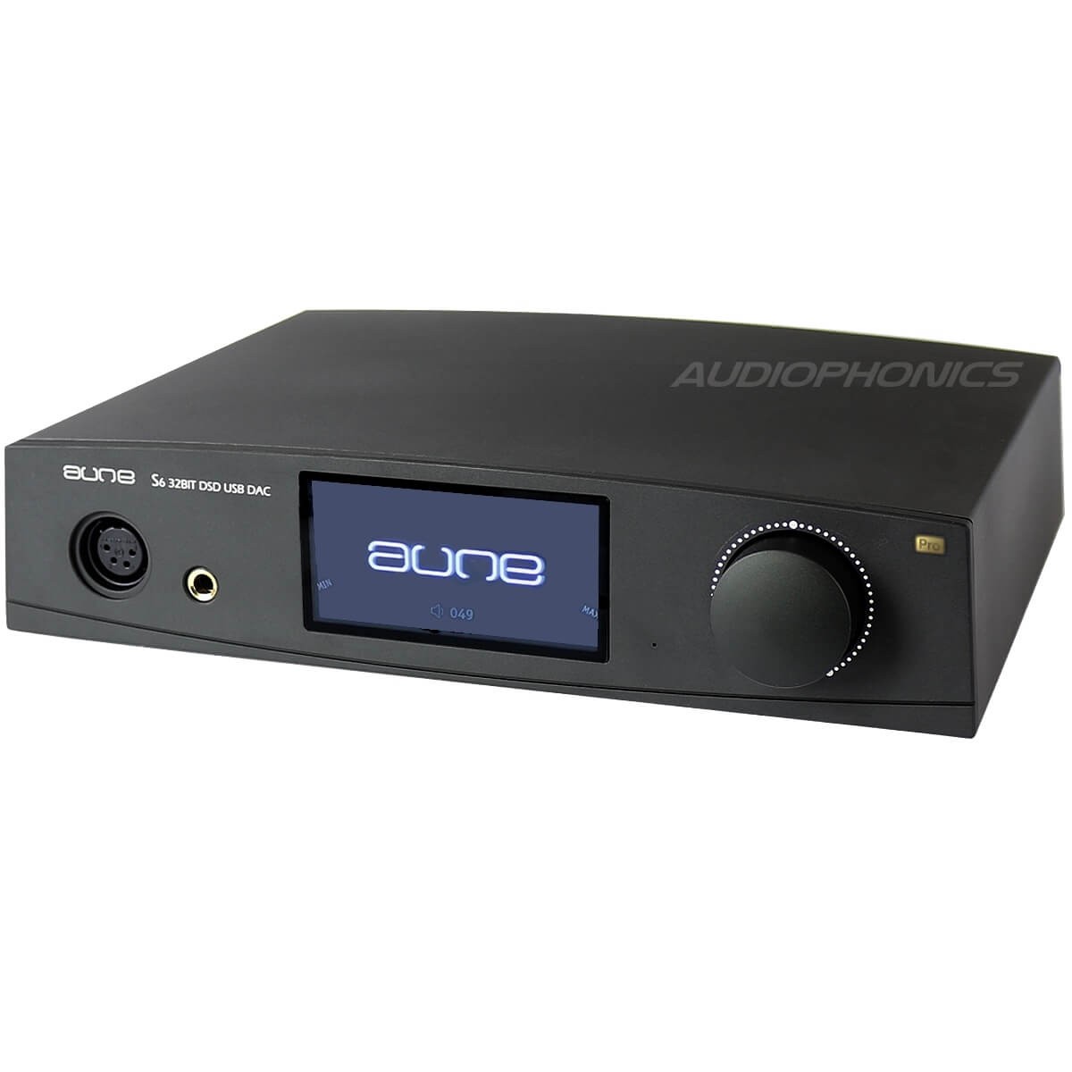 AUNE S6 PRO Ampli casque XLR DAC DSD / DXD AK4497 32bit / 768kHz XMOS Noir