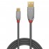 LINDY CROMO LINE Male USB-A to Male Micro USB-B Cable 2.0 Gold Plated 3m