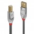 LINDY CROMO Câble USB-A Mâle vers USB-B Mâle 2.0 Plaqué Or 1m