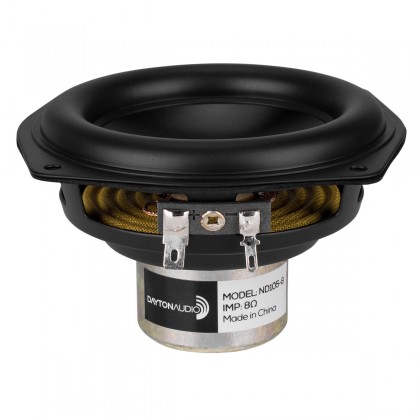 DAYTON AUDIO ND105-8 Speaker Driver Midbass Aluminium 30W 8 Ohm 83dB 60Hz - 10kHz Ø10.2cm