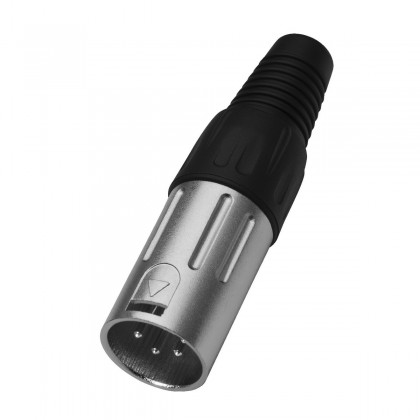 MONACOR XLR-804/P Connecteur XLR 4 Pôles Mâle Ø9mm