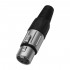 MONACOR XLR-804/J Female 4 Poles XLR Connector Ø9mm