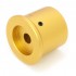 Aluminum Button D Shaft 30x25mm Ø6mm Gold