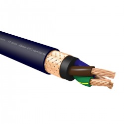 FURUTECH FP-S55N LIMITED EDITION Power Cable OFC Copper Silver Gold Nano Liquid Alpha Treatment 5.26mm² Ø18mm