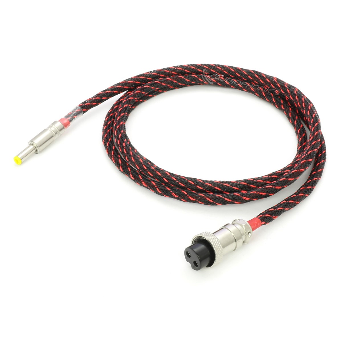 Câble d'alimentation Jack DC 5.5 / 2.5mm vers GX16 Cuivre OFC 4N 1.5m