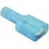 Insulated Male Blade Terminal 1-2mm² Blue (x10)