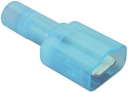 Cosse Plate Mâle Isolée 1-2mm² Bleu (x10)