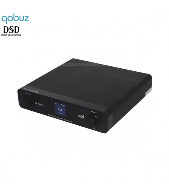 SMSL A6 V2 ICEPower Amplifier 32bit 384khz Phono Input 2x50W 4 Ohm ...