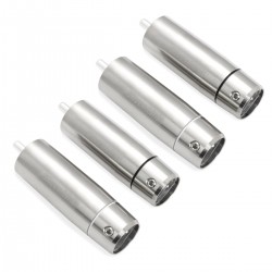ETI SILVER LINK Pure Silver RCA Connector Ø9mm (Set x4)