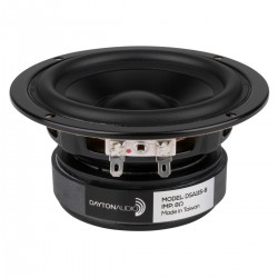 DAYTON AUDIO DSA115-8 Haut-Parleur de Grave / Bas Médium Aluminium 35W 8 Ohm 86dB 63Hz - 11kHz Ø10.2cm