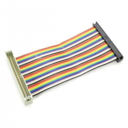Male / Female Extension GPIO 40 Pins Ribbon Cable for Raspberry Pi A / B 10cm