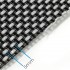 Acoustic Fabric for Loudspeakers Grill 150x100cm White and Black