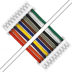 PH cable 2.0mm Poles 10 Female 50cm (Unit)
